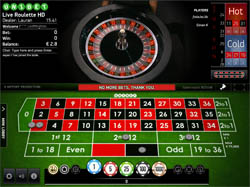 Live Roulette bij Unibet
