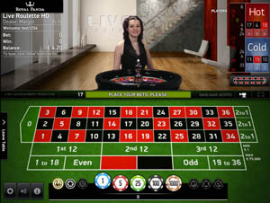 Live Roulette bij Royal Panda