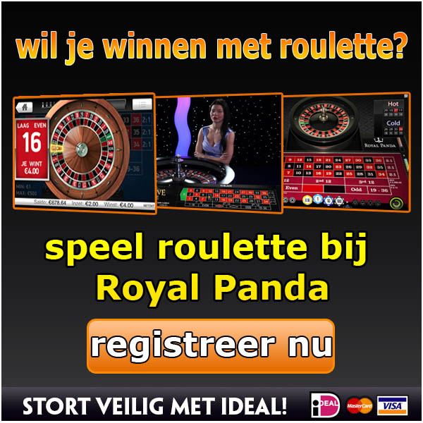 Win met Roulette bij Royal Panda Casino