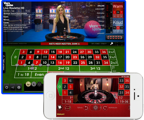 Vera John Mobile Roulette App